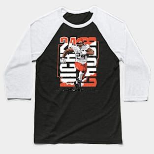 Nick Chubb Cleveland Vertical Name Baseball T-Shirt